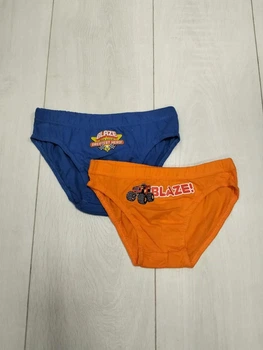 Набор трусов оранжевые и синие Blaze Nickelodeon 2шт 122-128см (400012787)