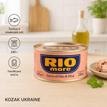 Тунець Rio Mare в оливковій олії 240 г