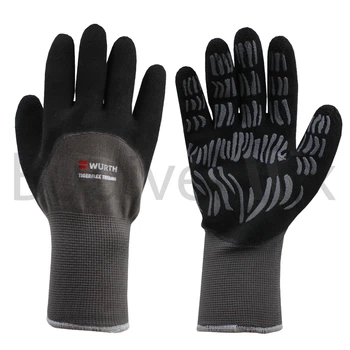 Рукавиці трикотажні робочі захисні утеплені WURTH TIGERFLEX THERMO 0899404029 L (9) покриття латексне