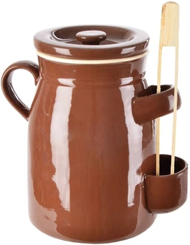Pojemnik do kiszenia Orion ceramiczny z pokrywką 2.5 l (8592381069629)