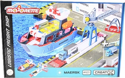 Zestaw do zabawy Majorette Maersk Załadunek w porcie 205-0001 (3467452078624)