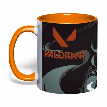 Чашка з друком "Valorant/Валорант" №4 (колір помаранчевий) (46293)