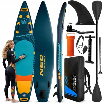 Надувна SUP дошка для плавання STAND UP PADDLE 350см НАБІР АКСЕСУАРОВ