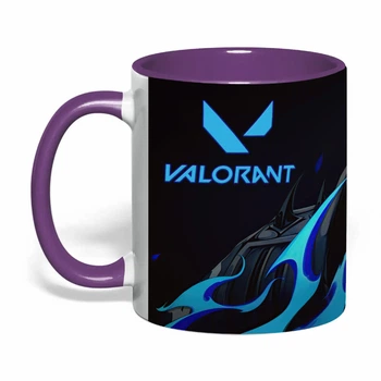 Чашка з друком "Valorant/Валорант" №3 (колір фіолетовий) (46259)