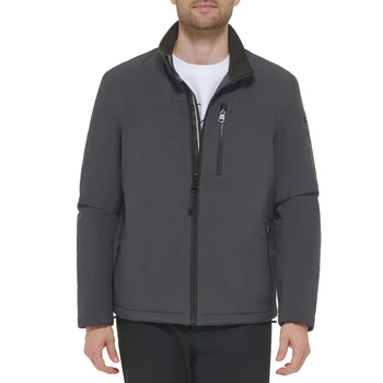 Мужская куртка Softshell Calvin Klein с подкладкой из шерпы 1159862836 (Серый XXL)