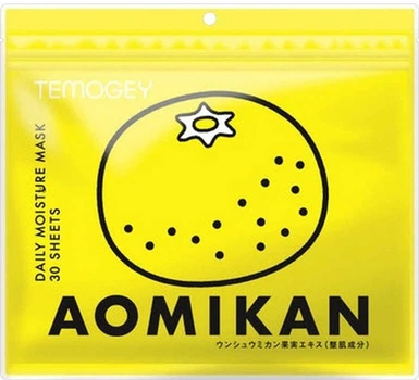 Тканевая маска для интенсивного ухода с японским мандарином SPC Temogey Aomikan Mask 30 шт (4967989003070)