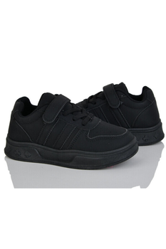 Дитячі кросівки для хлопчика на липучках NoBrand 33 Чорний (p-20786-250083)