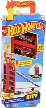 Zestaw do zabawy Mattel Hot Wheels City Remiza strażacka JMJ54 (194735378180)