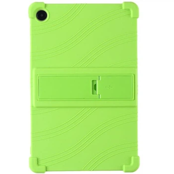 Защитный чехол Deexe Silicone Kickstand для Samsung Galaxy Tab A9 Plus (X210/216) - Green