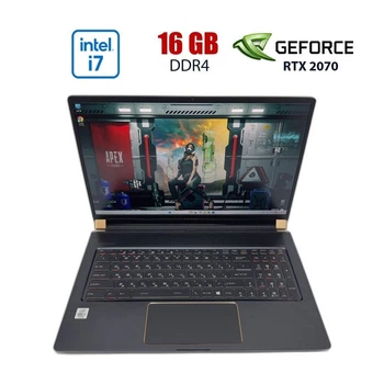 Ігровий ноутбук MSI SteelSeries GS75 / 17.3" (1920x1080) IPS / Intel Core i7-10750H (6 (12) ядер по 2.6 - 5 GHz) / 16 GB DDR4 / 1000 GB SSD / nVidia GeForce RTX 2070 Max-Q, 8 GB GDDR6, 256-bit / WebCam б/в