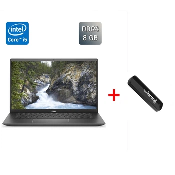 Ультрабук Б-клас Dell Vostro 14 5401 / 14" (1920x1080) IPS / Intel Core i5-1035G1 (4 (8) ядра по 1.0 - 3.6 GHz) / 8 GB DDR4 / 256 GB SSD / Intel UHD Graphics / WebCam / Windows 10 б/в + Подарунок Флеш-накопичувач USB 32 GB
