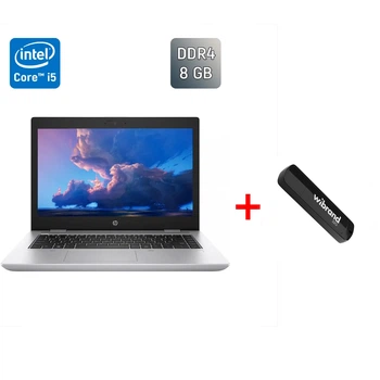 Ноутбук Б-клас HP ProBook 640 G5 / 14" (1920x1080) IPS / Intel Core i5-8365U (4 (8) ядра по 1.6 - 4.1 GHz) / 8 GB DDR4 / 256 GB SSD / Intel UHD Graphics 620 / HDMI / WebCam / Windows 10 б/в + Подарунок Флеш-накопичувач USB 32 GB