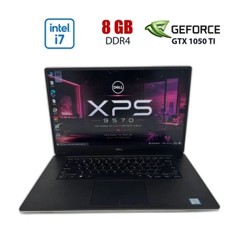 Ігровий ноутбук Б-клас Dell XPS 9570 / 15.6" (1920x1080) IPS / Intel Core i7-8750H (6 (12) ядер по 2.20 - 4.1 GHz) / 8 GB DDR4 / 256 GB SSD / nVidia GeForce GTX 1050 Ti Max-Q, 4 GB GDDR5, 128-bit / WebCam б/в
