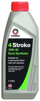 Масло моторное Comma 4 Stroke 10W40 (1L) для мотоцикла квадроцикла скутера
