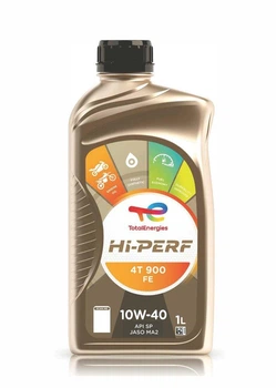 Масло моторное TotalEnergies ( Total ) HI-PERF 4T 900 FE 10W-40 (1L) для мотоцикла квадроцикла скутера
