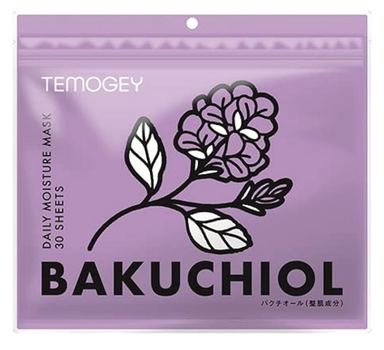 Тканевая маска для интенсивного ухода с бакучиолом SPC Temogey Bakuchiol Mask 30 шт (4967989003056)
