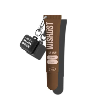 Бальзам блеск для губ Espresso Noir WishList, 10 мл + брелок "Mood: Mama Boss" WL-03-741