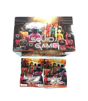 Фігурки Гра в кальмара Squid Game з картками у пакеті К300-9