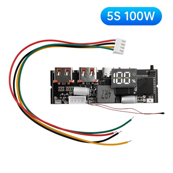 Модуль зарядки Power Bank 100 Вт 5S з цифровим дисплеєм (GXJA0707-003)