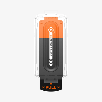 Защитное стекло Spigen GLAS.tR EZ Fit Pro для iPhone 16 Pro Max (2 шт) с рамкой для установки