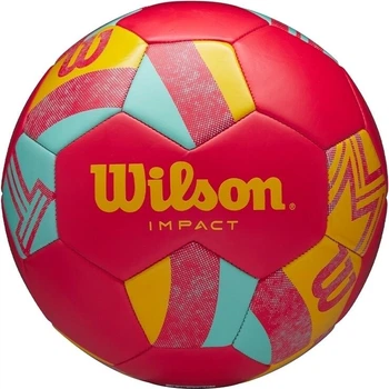 Футбольный мяч Wilson IMPACT SB красно-желто-бирюзовый Размер 5 WS3005002XB05