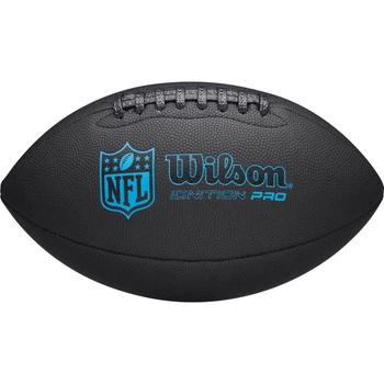 М'яч для американського футболу Wilson NFL IGNITION PRO ECO чорно-блакитний Розмір 9 WF3011102XBOF