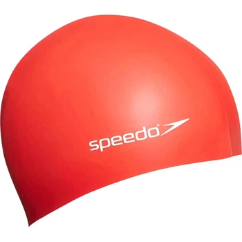 Шапочка для плавания детская Speedo FLAT SILCONE CAP TEAM JU красная 8-709931959-2
