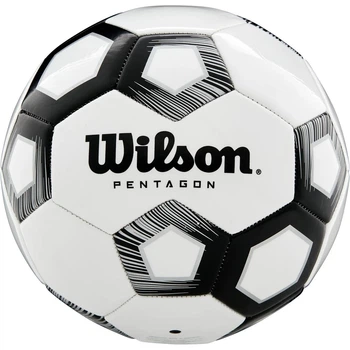 Футбольный мяч Wilson PENTAGON бело-черный Размер 4 WTE8527XB04