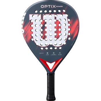 Ракетка для падл-тенниса Wilson OPTIX V2 POWER GRIP2 дымчато-темно-сине-красная WR190811U2