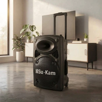 Колонка Su-Kam BT 120D + 2 мікрофони 12v\220v