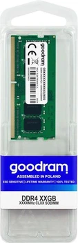 Оперативная память Goodram 16ГБ SODIMM DDR4 3200 Мгц PC4