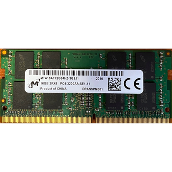 Оперативна пам'ять SODIMM 16GB DDR4 3200MHz Micron MTA16ATF2G64HZ-3G2J1 б/в mta16atf2g64hz-3g2j1
