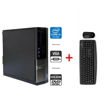 Компьютер Dell OptiPlex 3020 SFF / Intel Core i5-4590 (4 ядра по 3.3 - 3.7 GHz) / 8 GB DDR3 / 500 GB HDD / Intel HD Graphics 4600 / DVD-ROM б/у + Подарок Проводная мышка и клавиатура