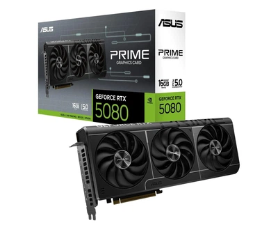Відеокарта ASUS GeForce RTX 5080 Prime 16 GB GDDR7 DLSS4 (PRIME-RTX5080-16G) EU