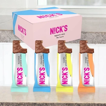Протеиновые батончики NICKS Sport Mix ассорти 9 x 40 г