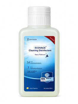 Дезінфікуючий миючий засіб ECOVACS Cleaning Disinfectant Nano Platinum 260 мл для роботів-пилососів