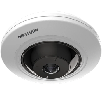 5МП Fisheye відеокамера купольна Hikvision DS-2CD2955G0-ISU (1.05мм)