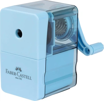 Точилка механическая Faber-Castell голубая до 8,4 мм (180985)