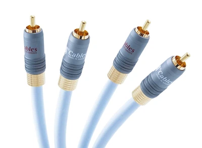 Міжблочний кабель RCA Supra EFF-IX Audio Pair 2 м Ice Blue