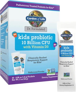 Пробиотики для детей Garden of Life Dr. Formulated Kids Probiotic 10 Billion CFU 30 пакетиков (Stuff-058)