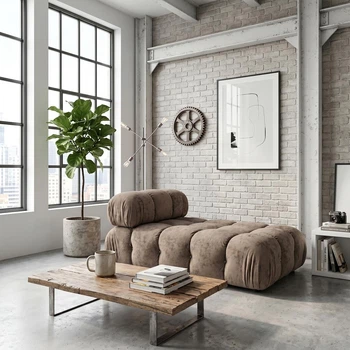 Модульний диван Bradley 150×90×70 см Coffee Brown (спинка)