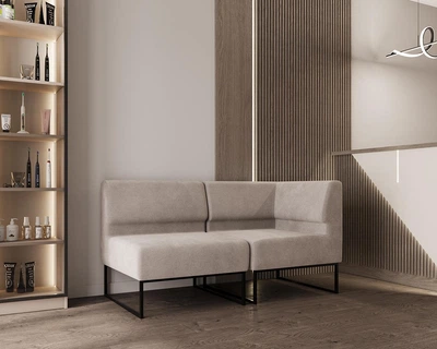 Модульний диван Lounge 154×77×83 см Soft Latte