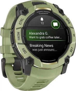 Смарт-часы Garmin Instinct 3 50mm AMOLED Fern Green with Fern Green Band (010-03020-02)