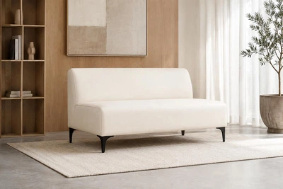 Диван Oliver 140×70×75 см екошкіра Soft White