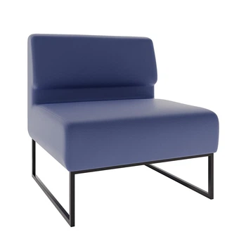 Модульний диван Lounge 77×77×83 см екошкіра Deep Navy