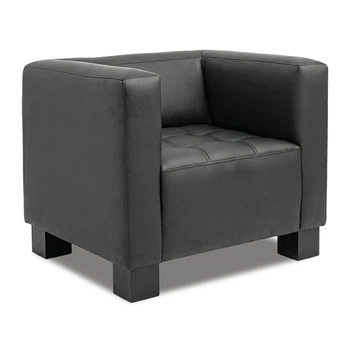 Диван Space 90×76×76 см екошкіра Deep Black