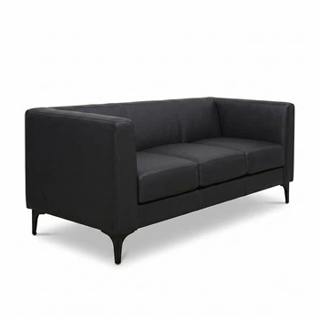 Диван Morgan 200×77×70 см екошкіра Deep Black