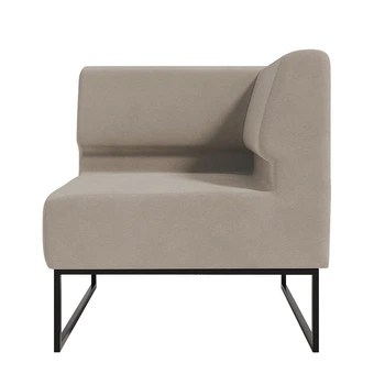 Модульний диван Lounge кутовий 77×77×83 см Soft Latte