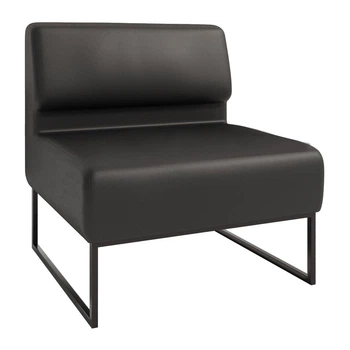 Модульний диван Lounge 77×77×83 см екошкіра Midnight Black