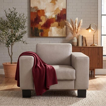 Диван Bruno 100×83×77 см екошкіра Greige